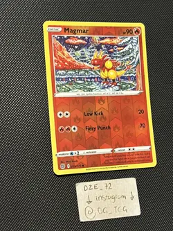 Pokemon Brilliant Stars - Magmar - 019/172 - Reverse Holo - M/NM - Image 3