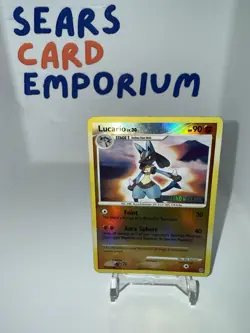 Pokemon Lucario Diamond & Pearl Reverse Holo 6/130 90 HP B1 - Image 1