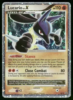 Lucario LV.X DP12 Promo Holo MP Diamond and Pearl Promos Pokemon - Image 1