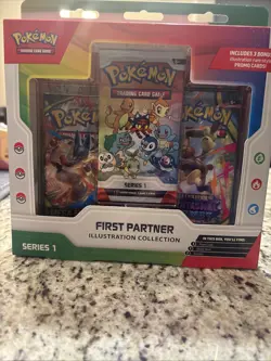 Pokemon TCG First Partner Illustration Collection Series 1 New Sealed - Image 1
