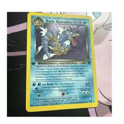 Pokemon Dark Gyarados 1st Edition Holo Rare 70 HP - Image 1
