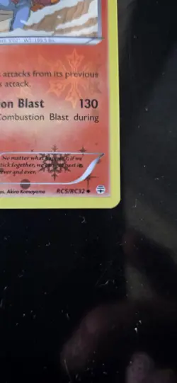 Pokemon Charizard Generations RC5/RC32 Holo Uncommon English 2016 Komayama 160HP - Image 4
