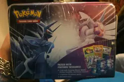 Pokemon - Collector Chest Winter 2022 Lunch Box Tin Dialga & Palkia - NEW/SEALED - Image 1
