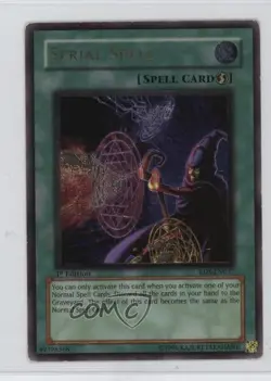 Serial Spell (Ultimate Rare) Unlimited YuGiOh Rise of Destiny #RDS-EN037 2004 - Image 1