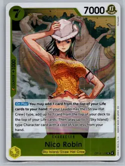 Nico Robin OP15-109 Rare Adventure on Kami's Island One Piece Foil Near Mint - Image 1
