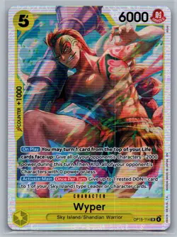 Wyper OP15-114 Super Rare Adventure on Kami's Island One Piece Foil Near Mint - Image 1