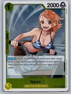 Nami OP15-108 Rare Adventure on Kami's Island One Piece Foil Near Mint - Image 1