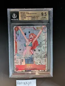 Nami (OP01-016) (Manga) OP01-016 Premium Booster The Best Foil Japanese BGS 9.5 - Image 1