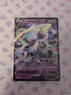 Pokemon Galarian Rapidash V Promo SWSH: Sword & Shield Promo Cards SWSH111 NM - Image 1