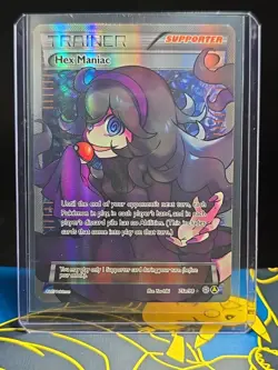 Pokemon Maniac 75a/98 Trainer Alternative Art Promo Card Full Art - Image 1