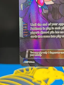 Pokemon Maniac 75a/98 Trainer Alternative Art Promo Card Full Art - Image 5