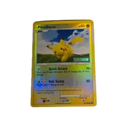 Pikachu 70/100 Mysterious Treasures 2008 Platinum Reverse Holo Pokemon Card TCG - Image 1