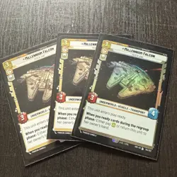 Star Wars Unlimited Millennium Falcon Piece of Junk Playset (1 Foil) - Image 1