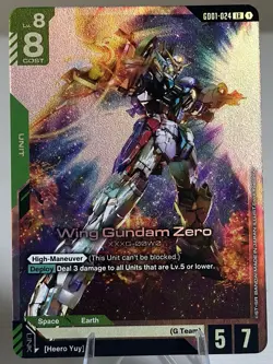 Wing Gundam Zero GD01-024 | LR | Near Mint | Gundam Card Game - Image 3
