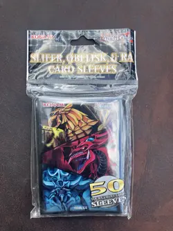 Yu-Gi-Oh Slifer, Obelisk, & Ra Card Sleeves - 50-pack - Image 1