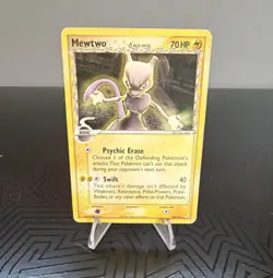Pokemon Mewtwo EX Holon Phantoms 24/110 Delta Species Rare 70 HP English Card - Image 1