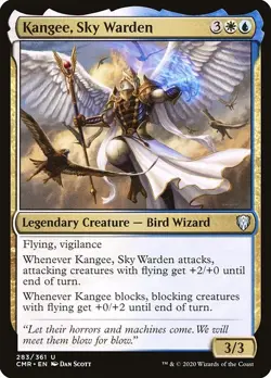 [MTG] Kangee, Sky Warden (283) (CMR) LP-HP - Image 1