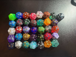 Mtg Spindown Dice Counters Lot of 36, Each From Differant Sets - Image 1