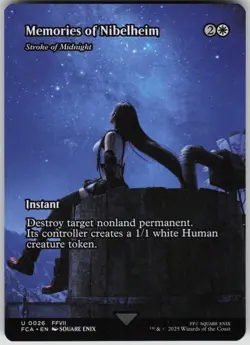MTG Memories of Nibelheim - Stroke of Midnight Normal NM FINAL FANTASY Magic 26 - Image 1