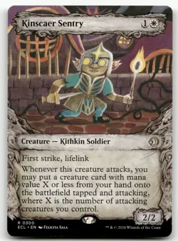 Kinscaer Sentry (Showcase) #300 (NM) Lorwyn Eclipsed ECL Magic MTG - Image 1