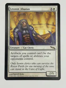 LEONIN ABUNAS Mirrodin MAGIC: THE GATHERING MTG NM - Image 1