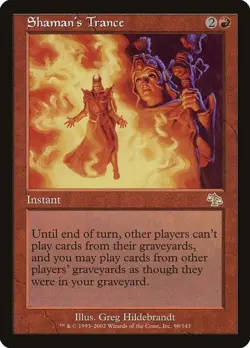 Shaman's Trance 98 Rare Judgment Magic: The Gathering Near Mint - Image 1