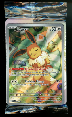Pokemon Prismatic Evolutions - Eevee SVPEN 173 Black Star Promo - SEALED - Image 1