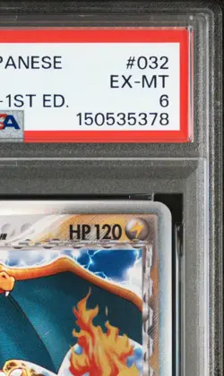 Pokemon Charizard 2006 Miracle Crystal 1st ED 032/075 Holo PSA 6 Japanese Card - Image 4