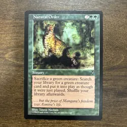 Magic the Gathering Natural Order Visions Card MTG - Image 1
