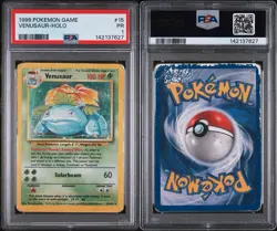 PSA 1 1999 POKEMON BASE SET #15 VENUSAUR-HOLO - Image 4