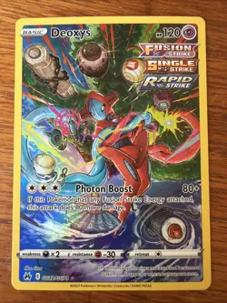 Pokemon TCG Deoxys GG12/GG70 Crown Zenith: Galarian Gallery Ultra Rare Holo - Image 1