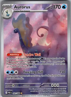 Aurorus 092/088 Holo Illustration Rare Perfect Order Pokemon Near Mint - Image 1