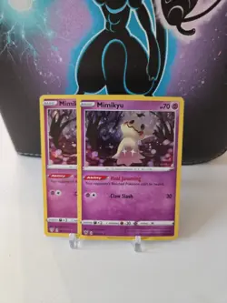 2x - Mimikyu (Cosmo Holo) 81/189 - 2020 Pokemon Sword & Shield Darkness Ablaze - Image 1