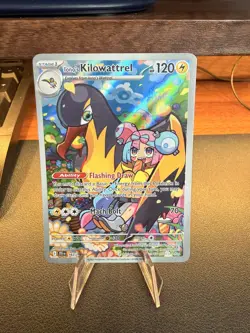Pokemon - Iono's Kilowattrel 163/159 Illustration Rare - Journey Together - NM - Image 1