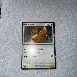 Eevee SVP200 Scarlet & Violet Black Star Promo Destined Rivals Pokemon TCG - Image 1