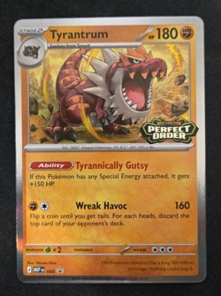 ME3 Perfect Order: Tyrantrum MEP 066 (Black Star Promo) - Image 1