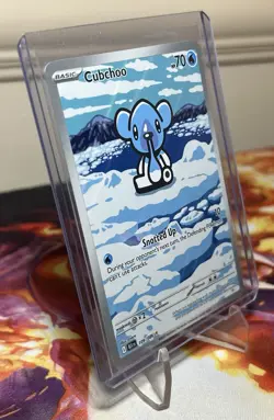 Pokemon TCG Black Bolt - Cubchoo - Illustration Rare #109/086 - NM/MINT - Image 4