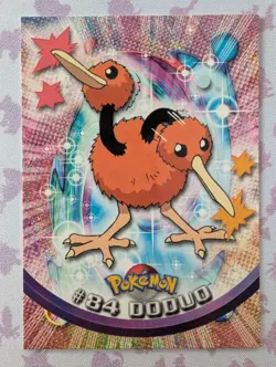 2000 Topps Pokemon Blue Logo TV Animation Edition Doduo/Dodrio #84/85 - Image 2