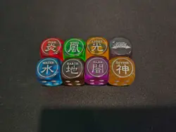 YUGIOH YCS Attribute Dice YCS English Full Set + Judge - Image 1