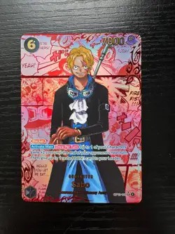 One Piece Sabo OP13-120 SEC Carrying on His Will Red Manga Alternate Art English - Image 1