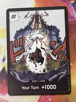 Don Card Kaido Your Turn +1000 OP05 Holo Awakening Of A New Era One Piece Card - Image 1