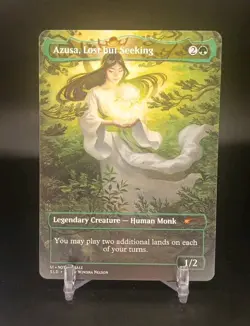 Custom Game Card-Azusa, Lost Bit Seeking-LP Condition - Image 1