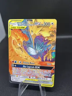 Pokemon Moltres Zapdos Articuno GX TCG Holo Card 44/68 Tag Team - Image 2