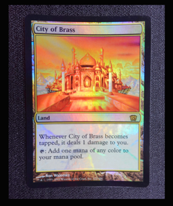 MTG NM City of Brass 8th Edition x1 FOIL Magic The Gathering - Image 1
