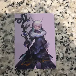 Y'shtola Night's Blessed Art Card-Art Series FINAL FANTASY 53/53 GOLD SIGNATURE - Image 1