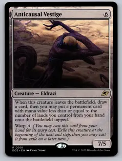 Anticausal Vestige 1 Rare Edge of Eternities Magic: The Gathering Near Mint - Image 1