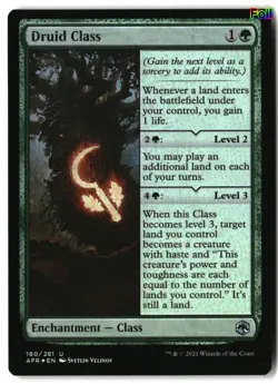 MTG Druid Class [AFR - 180] LP Foil 4-51 - Image 1