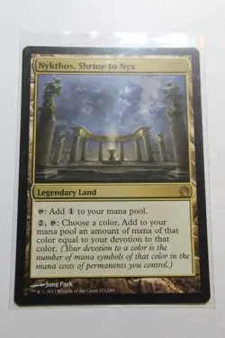 MTG Nykthos Shrine to Nyx x1- -Theros-Lightly Played - Image 1