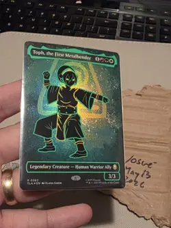 Toph, the First Metalbender (Borderless) (NEON INK FOIL) - Image 1