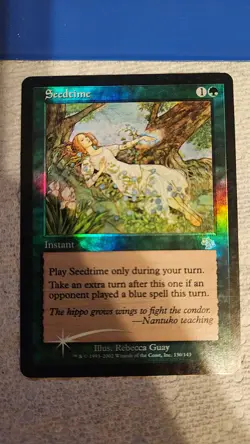 MTG Seedtime LP/MP Judgement Foil - Image 1